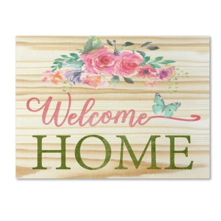 Jean Plout 'Welcome Home 1' Canvas Art,18x24